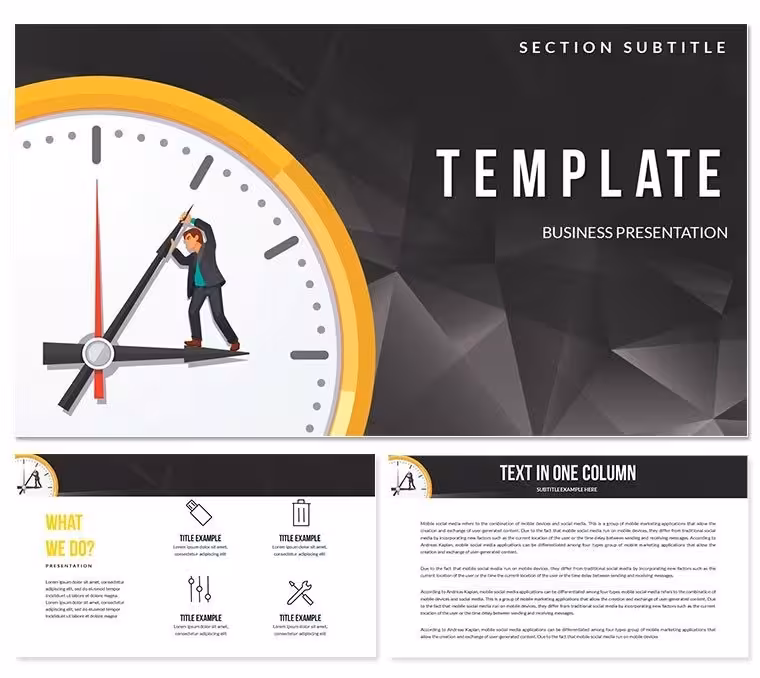 Labor Law and Hours of Work Per Day PowerPoint templates