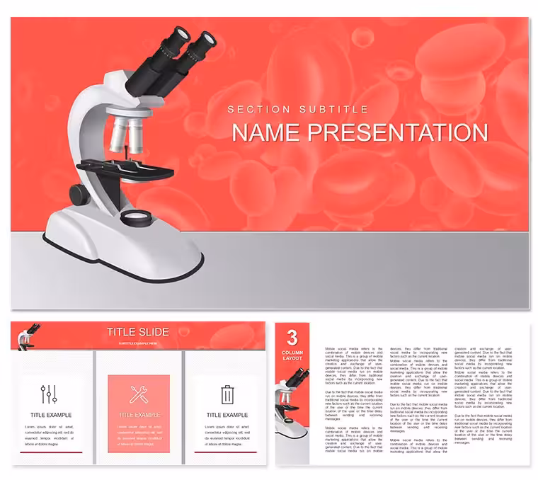 Hemoscanning: Revolution in Blood Testing PowerPoint Template for Presentation
