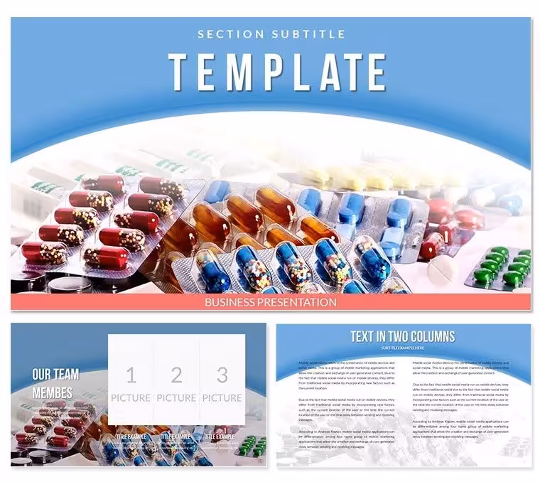Therapy Medication PowerPoint Template