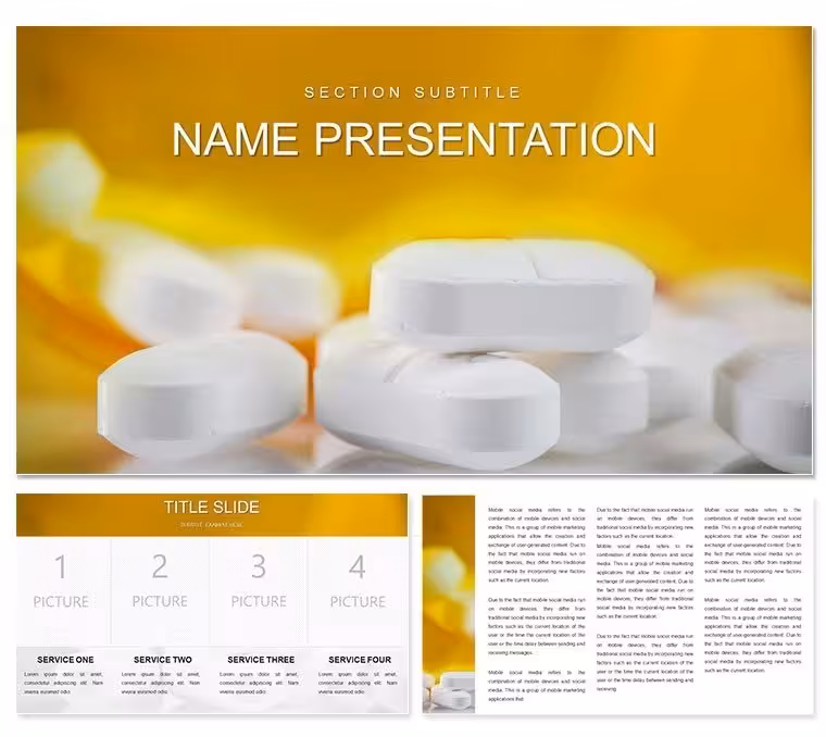 Medications PowerPoint Template: Clarify Complex Pharma Narratives