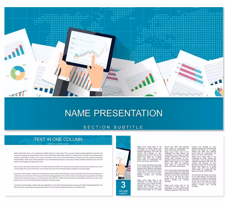 Business, Analysis, Finance, Accounting PowerPoint template