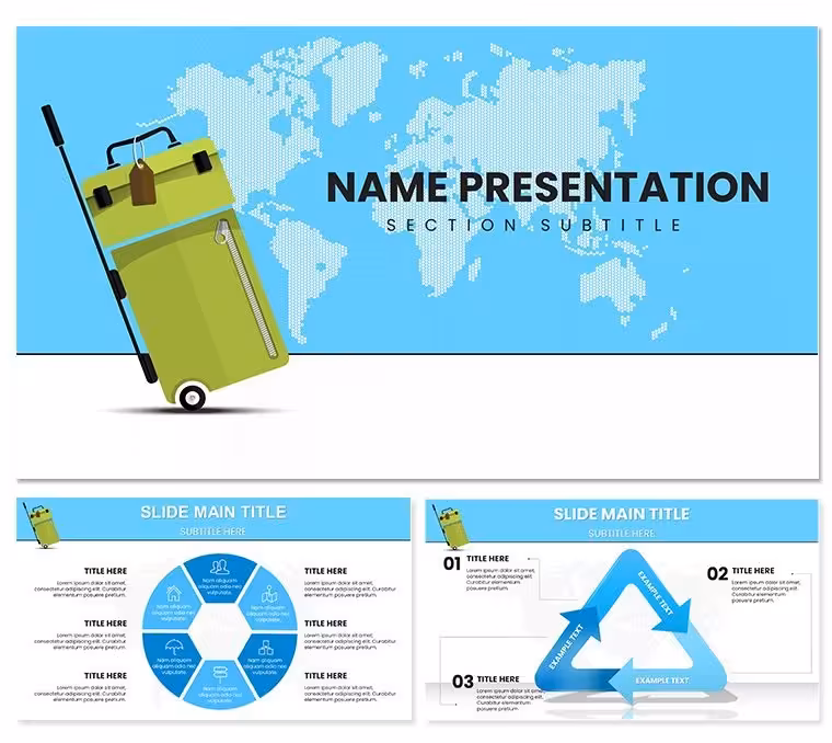 Travel Suitcase Keynote Template: Plan Your Journeys