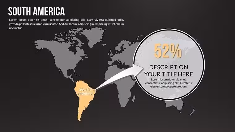 South America World Country PowerPoint maps
