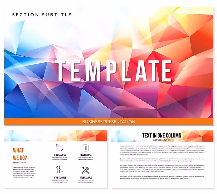 Accumulate PowerPoint template Presentation
