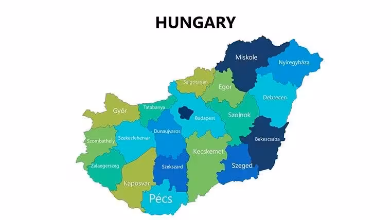 Hungary Keynote Maps: Charting Central Europe's Heart