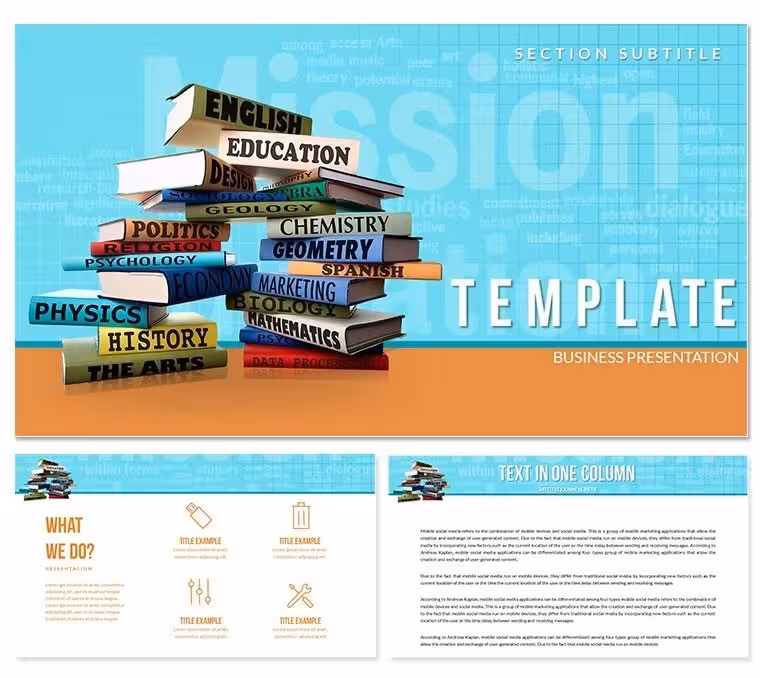 Online Books PowerPoint templates