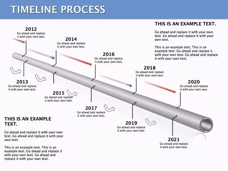 Timeline Process Keynote Template: Chart Your Path Forward