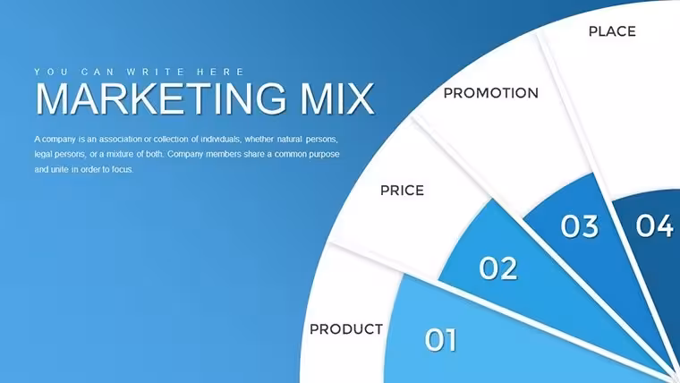 Marketing Mix Keynote Charts Template - Editable Keynote | ImagineLayout