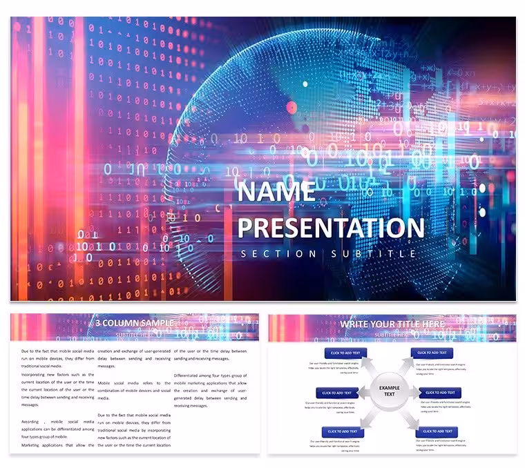 Digital Revolution PowerPoint Template: Igniting the Future of Tech Talks