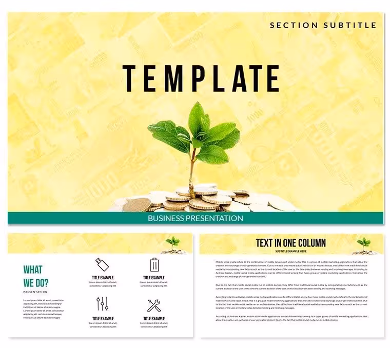Ways To Make Money PowerPoint Presentation Template