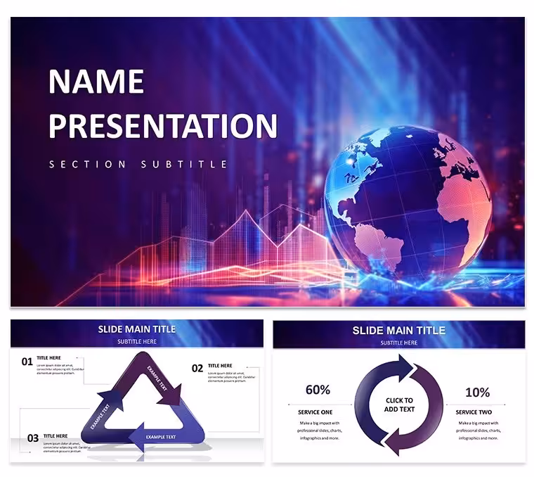 Data-Driven Global Impact PowerPoint Template: Insights That Resonate