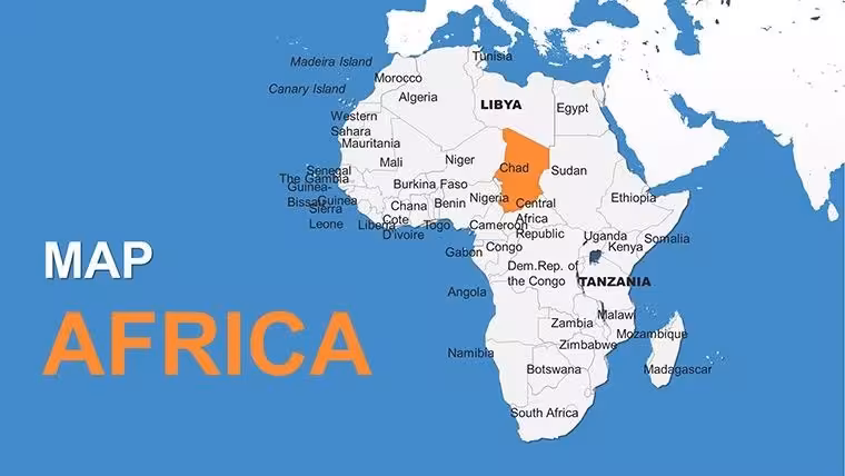 Explore Africa's Dynamic Landscape with Our Editable Keynote Maps Template