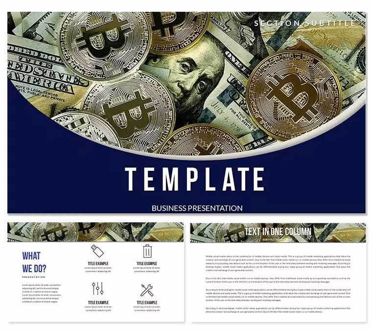 Buy Bitcoin: Guide For Beginners PowerPoint templates