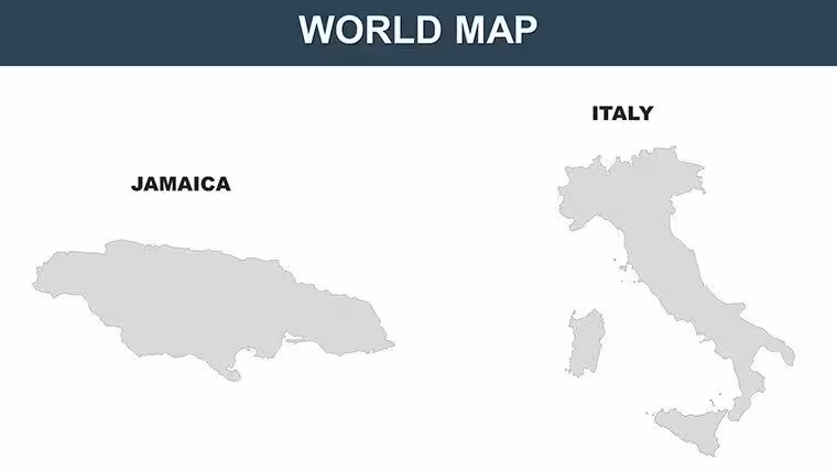 World : India PowerPoint maps