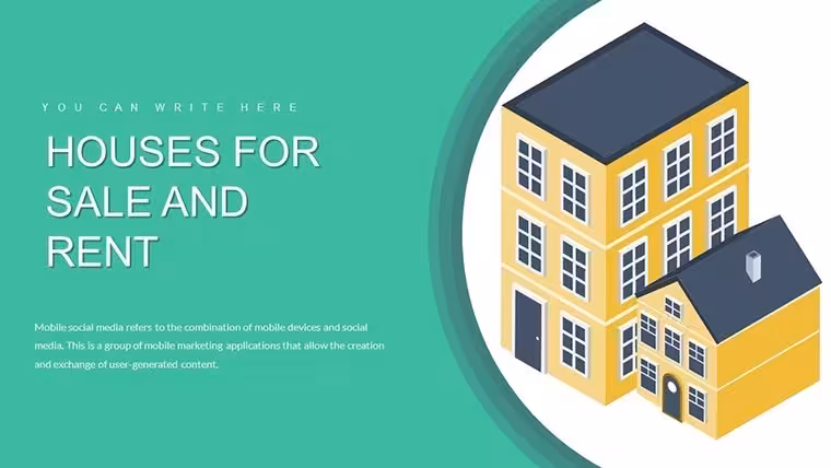 Houses for Sale and Rent Keynote Charts: Transform Your Real Estate Presentations