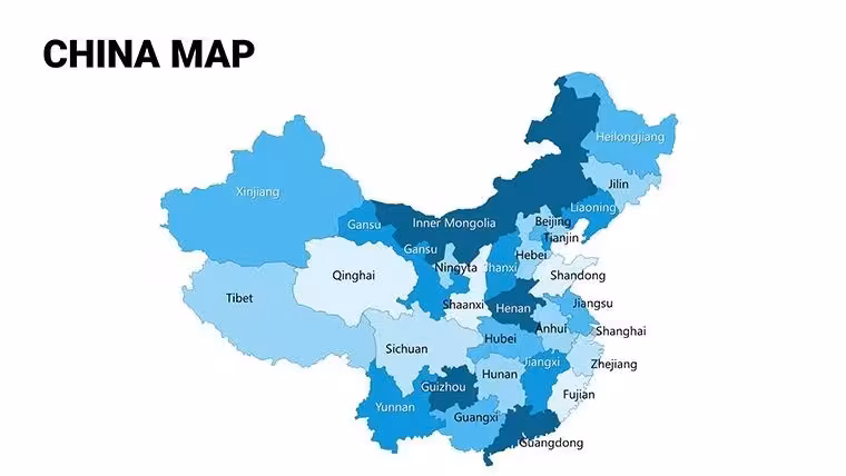 China Maps Keynote Template: Unlock Regional Insights with Precision