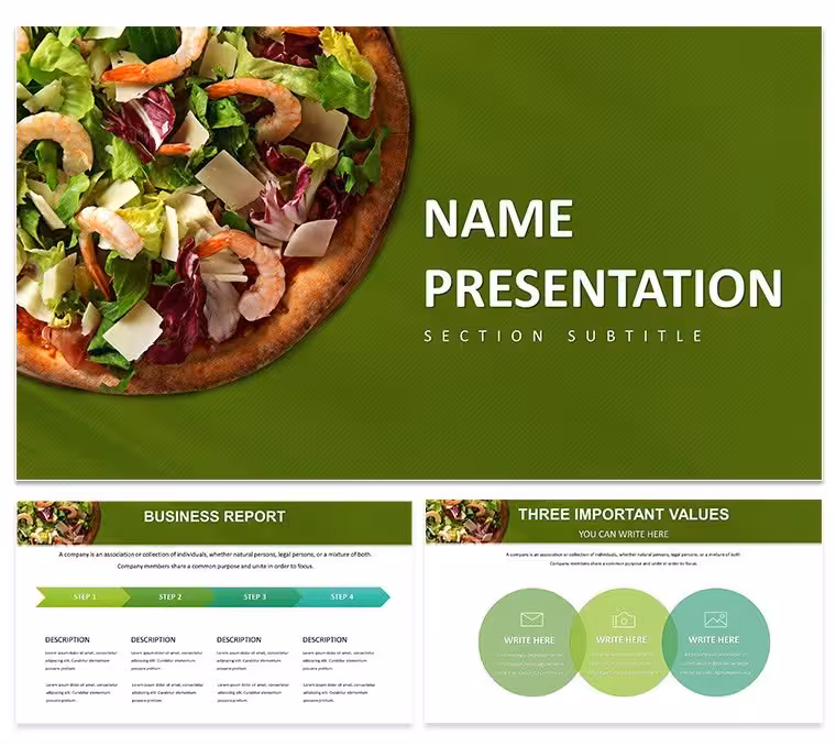 Pizza-Perfect Keynote Template: Dough Up Engaging Food Talks