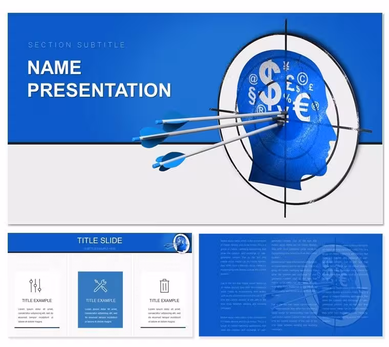 Marketing Goals PowerPoint Template for Strategy Mastery