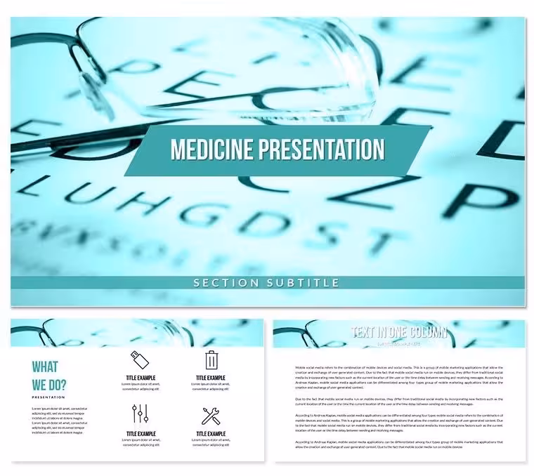 Ophthalmology Diagrams - Editable PPTX | ImagineLayout