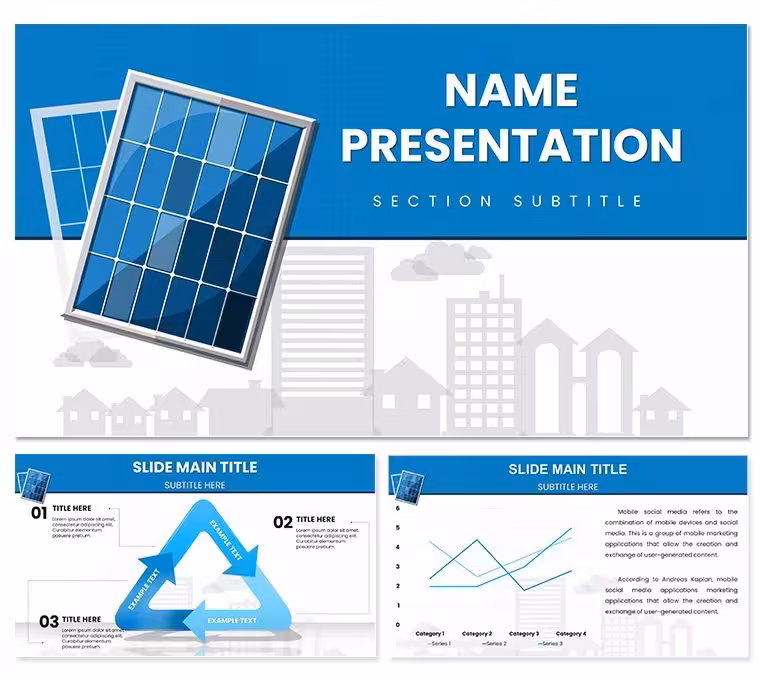 Solar Energy Keynote Template for Renewable Visions