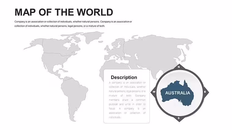 Editable World PowerPoint maps - Slide7