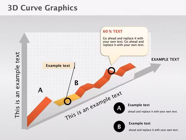 3D Curve Graphics Keynote Diagrams - Advanced Visualization