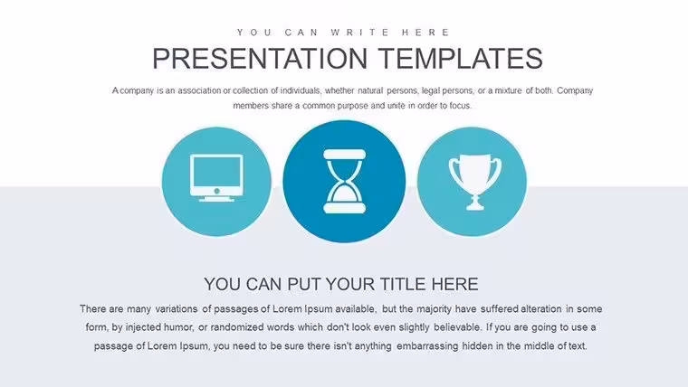 Slideshow Presentation PowerPoint Charts Template