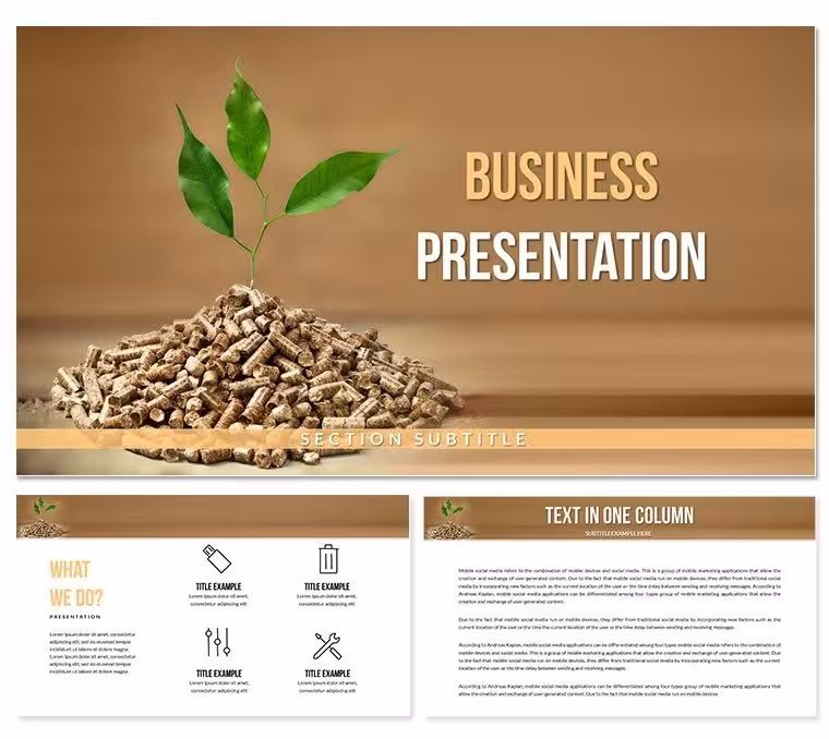 Biomass Energy Diagrams - Editable PPTX | ImagineLayout