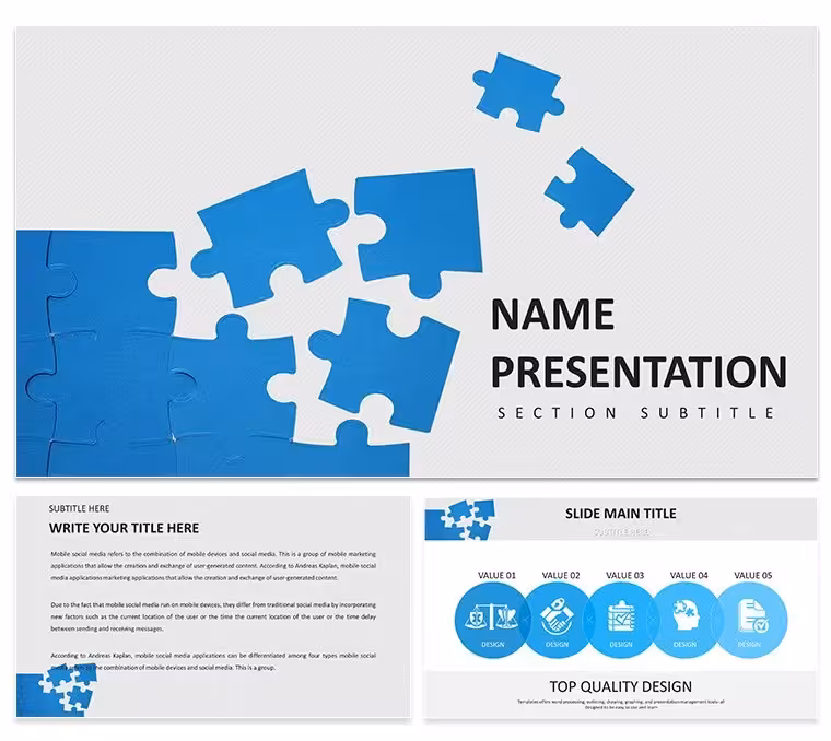 Unified Solutions PowerPoint Template: Streamline Your Business Narratives