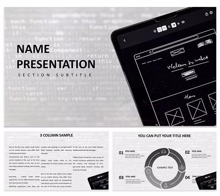 UI/UX Design PowerPoint Template Essentials