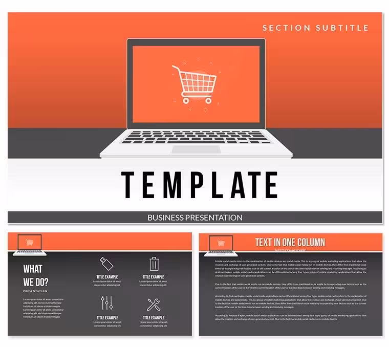 Online Shopping: Tips, Offers, Market PowerPoint Templates