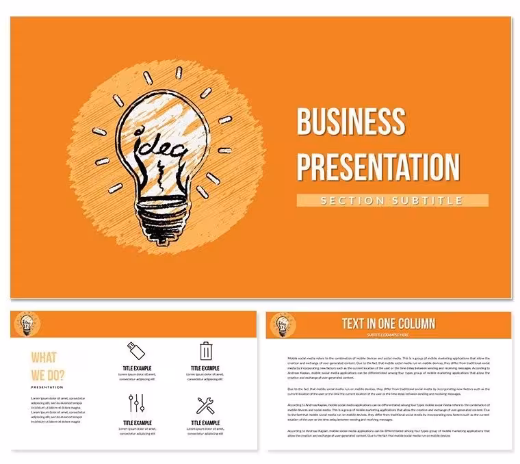 Ideas Marketing PowerPoint Template: Boost Your Presentations