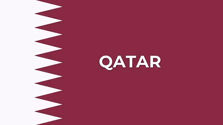 Editable Qatar Map Keynote Template for Professional Presentations