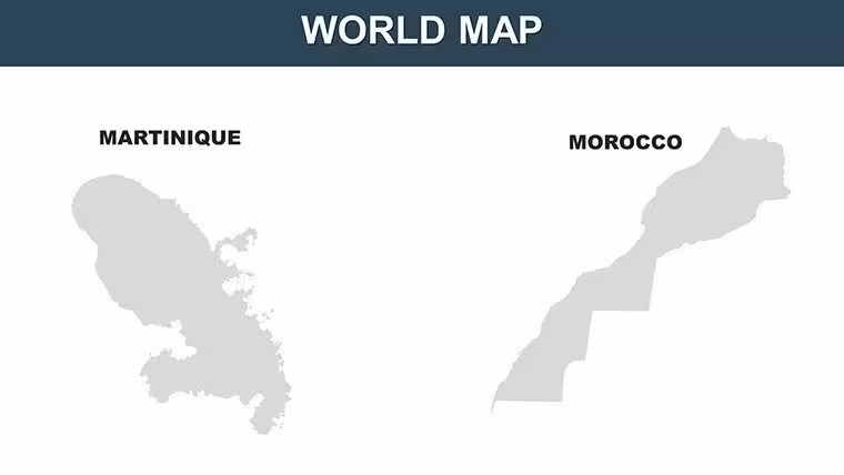 Jordan World PowerPoint maps