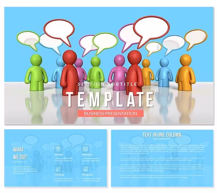 Human Resource Management PowerPoint template