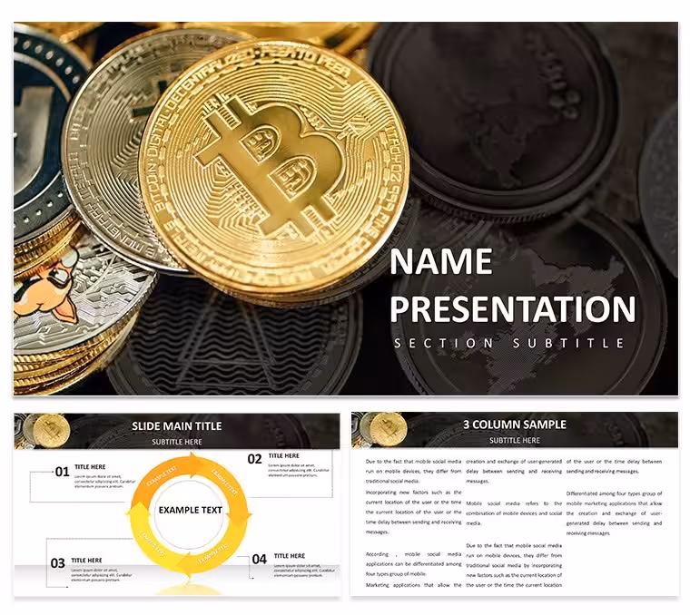 Cryptocurrency Investing Keynote Template: Chart Your Path to Portfolio Power