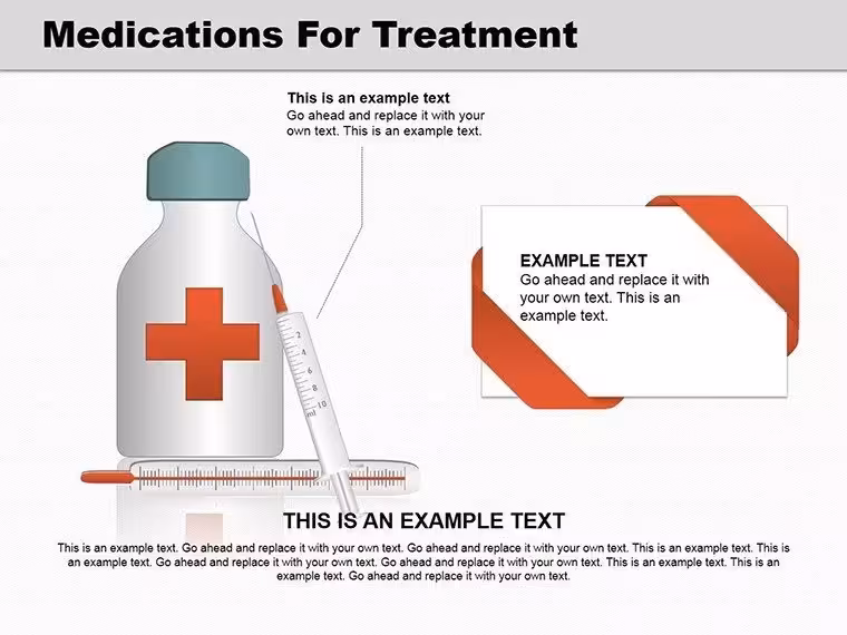 Medications Treatment PowerPoint Diagrams: 15 Slides