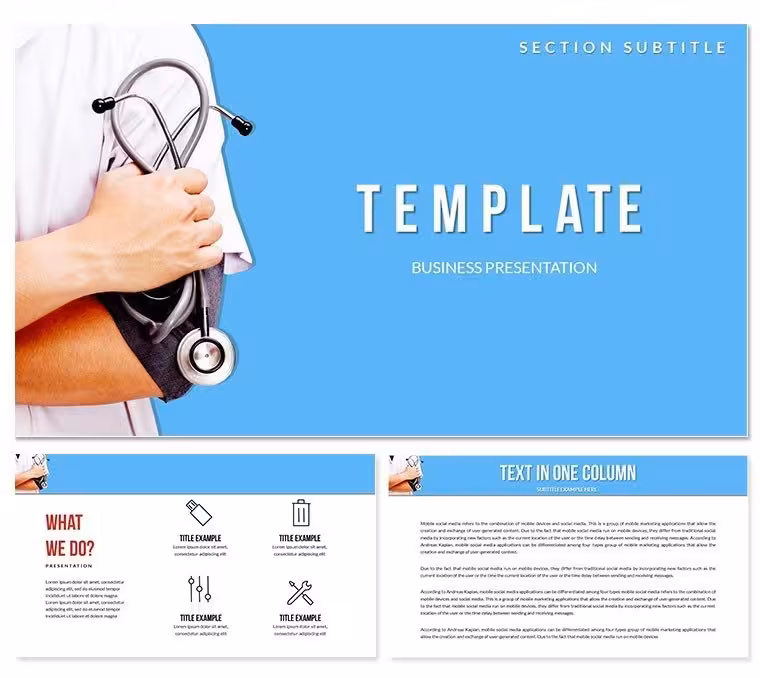 Medical Ethics PowerPoint Template - Editable PPTX | ImagineLayout