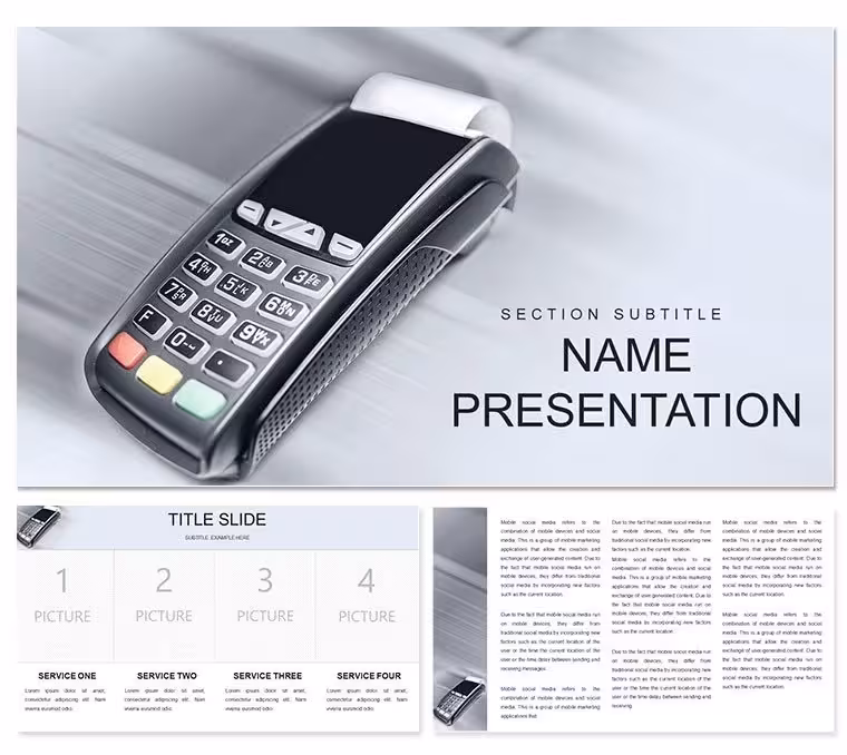Retail POS System PowerPoint Template: Master Payment Flows with Ease
