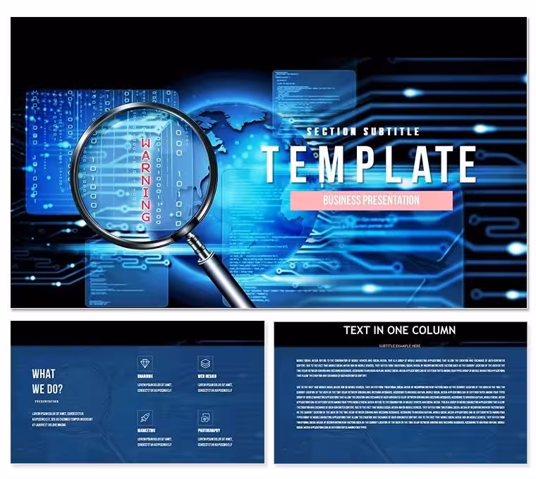 Security Internet PowerPoint Presentation Template