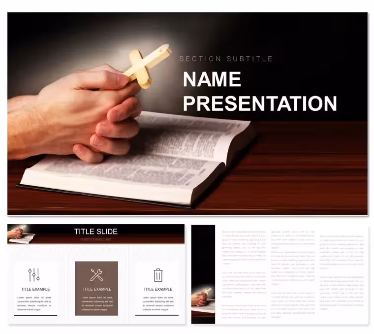 Prayer Ministry PowerPoint Template