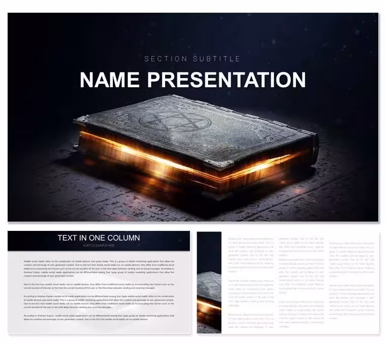 Occult Magic Witchcraft PPT: Mystical 28 Slides