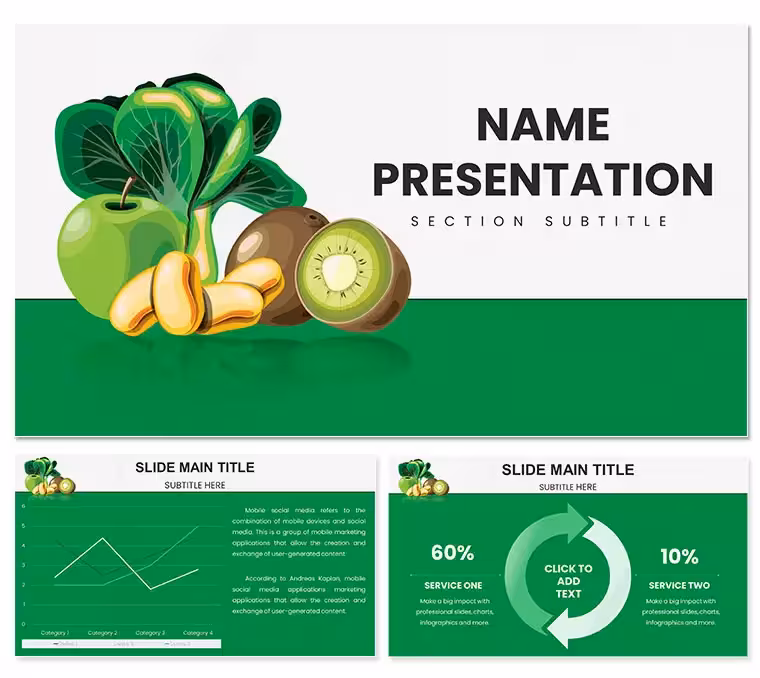 Vitamin K Health PowerPoint Template Essentials