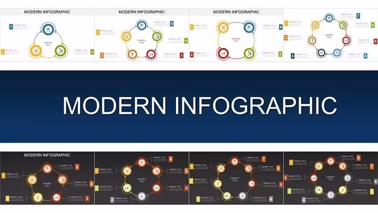 Modern Infographic Charts - Editable PPTX | ImagineLayout