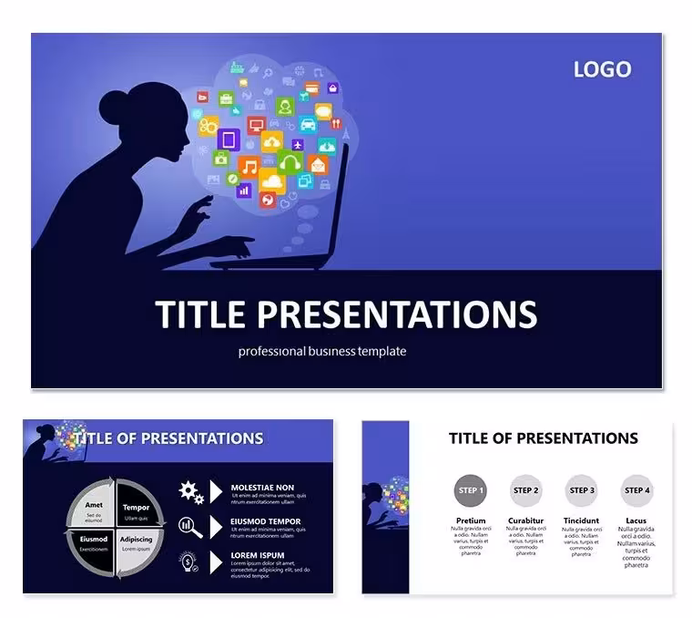 Social Media Marketing PowerPoint Template: Presentation
