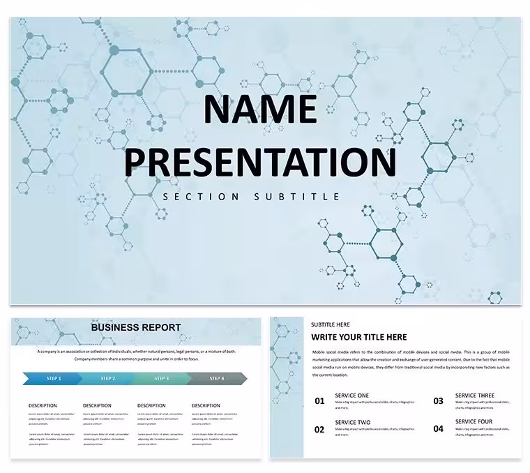 Chemistry Molecular Structure Keynote Template: Visualize the Building Blocks of Science