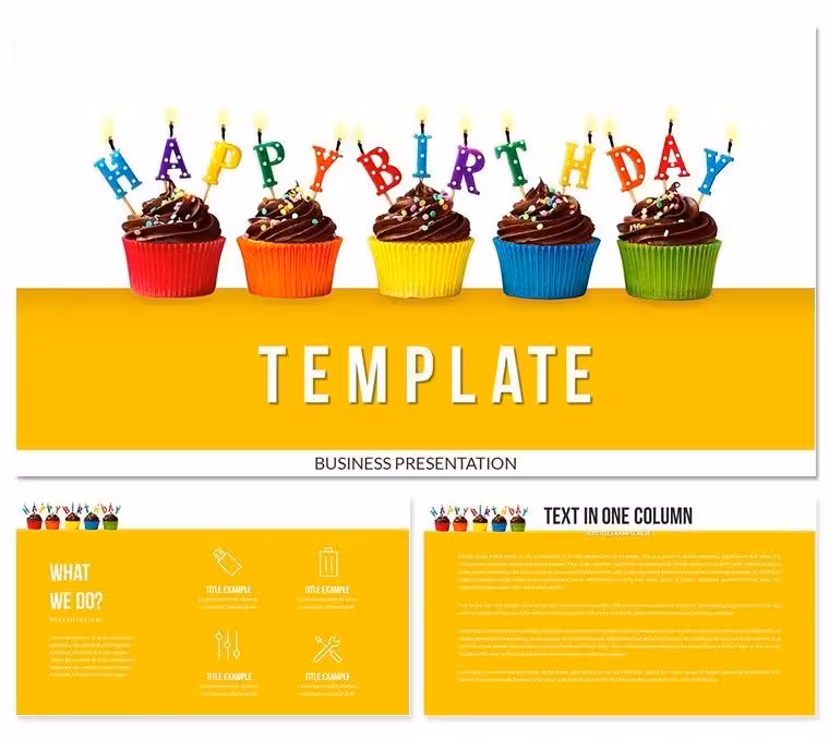 Birthday Party Project PowerPoint templates