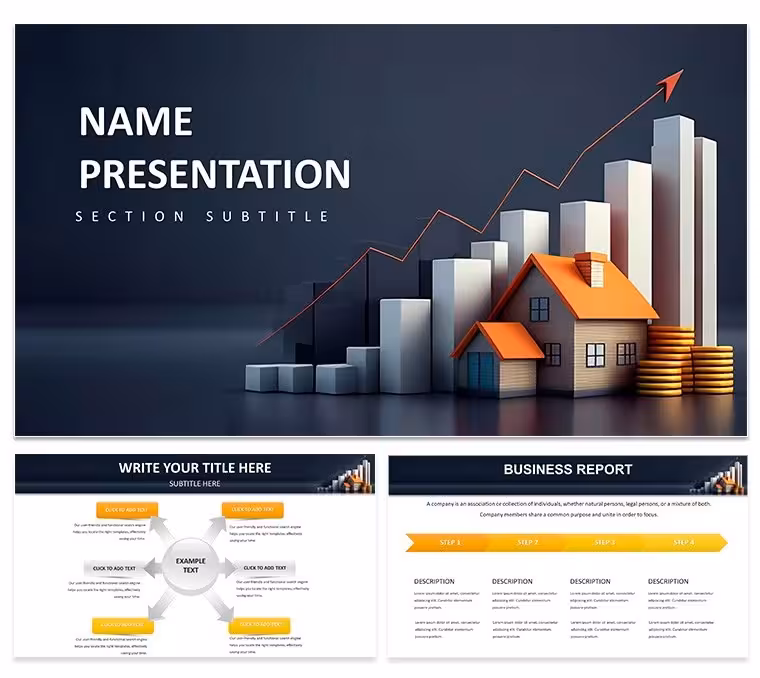 Real Estate and Finance PowerPoint Template - Download Presentation, PPTX