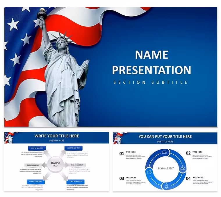 American Dream Diagram - Fully Editable | ImagineLayout