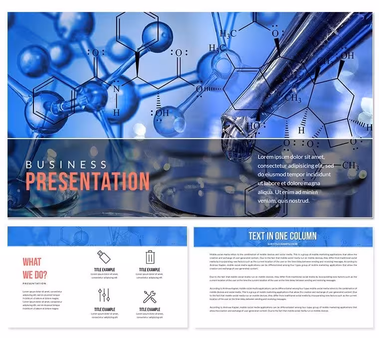 Controlled Science Experiments PowerPoint Template: Spark Scientific Wonder